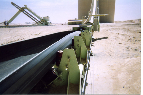 photo of a pipe conveyor